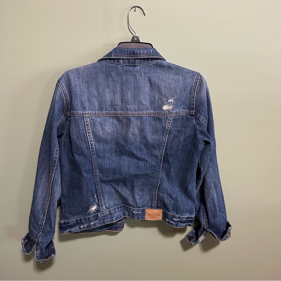 Abercrombie & fitch distressed jean jacket - Picture 9 of 10